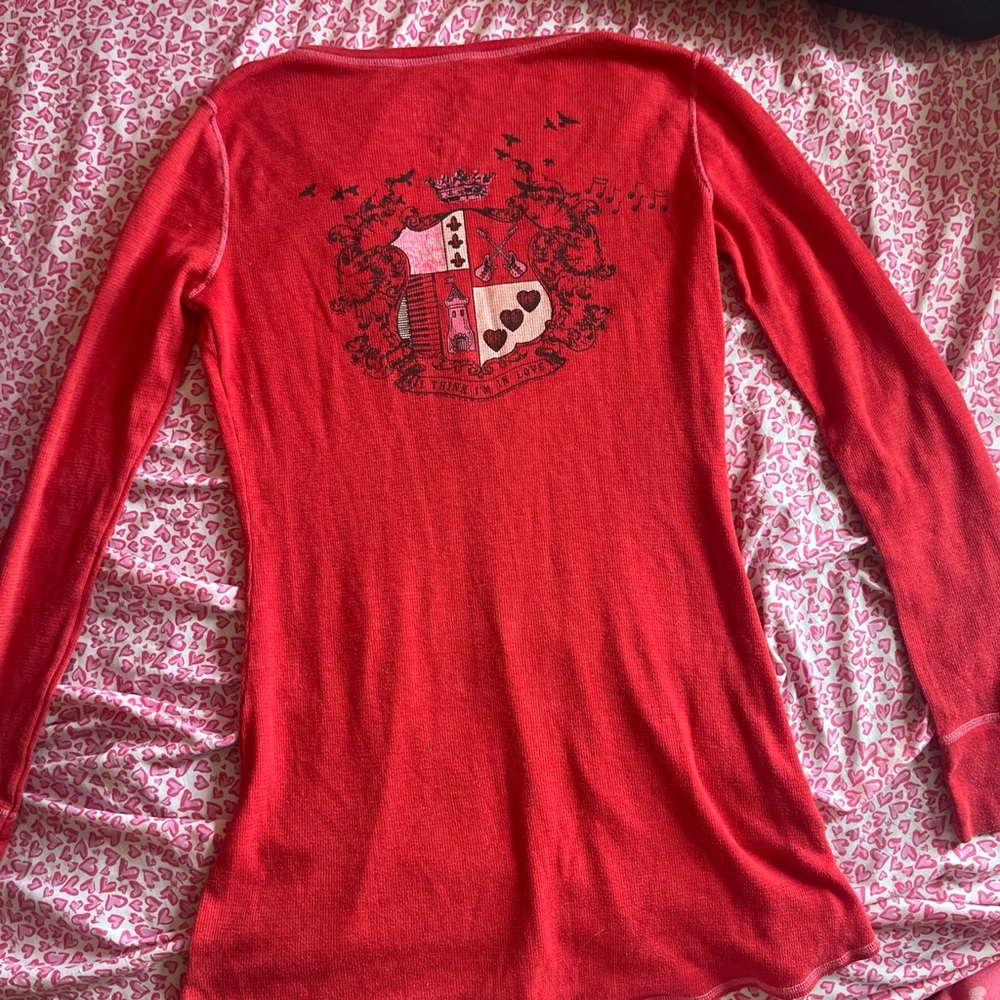 PINK VS Y2K Red nightwear
